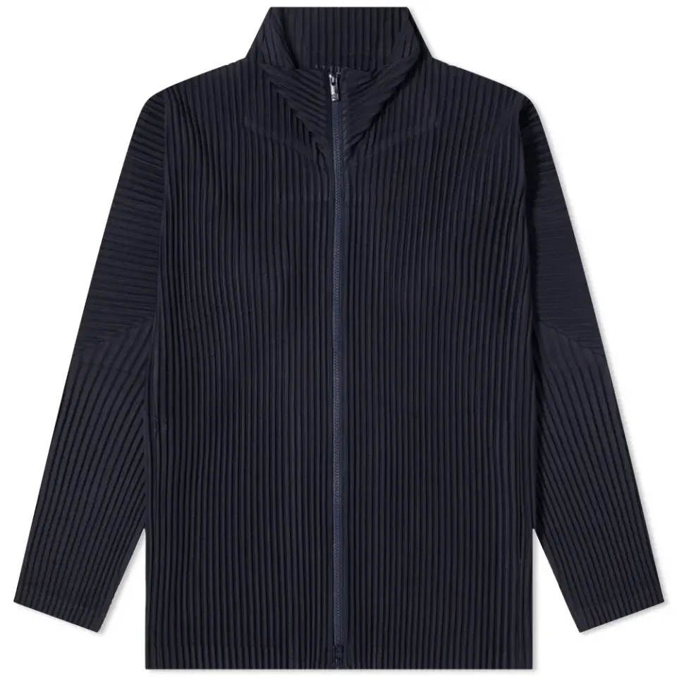 Pleated Zip Jacket