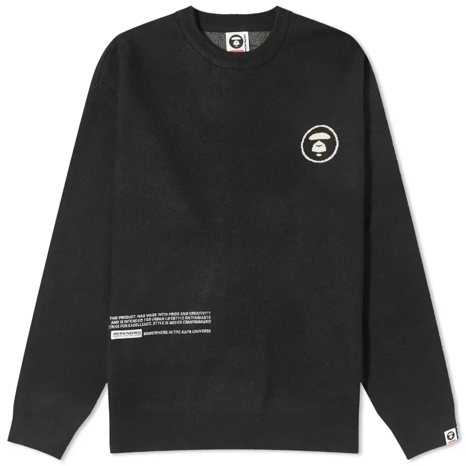 AAPE Now Crew Neck Knit