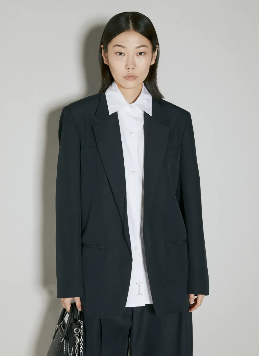 Combo Collared Blazer