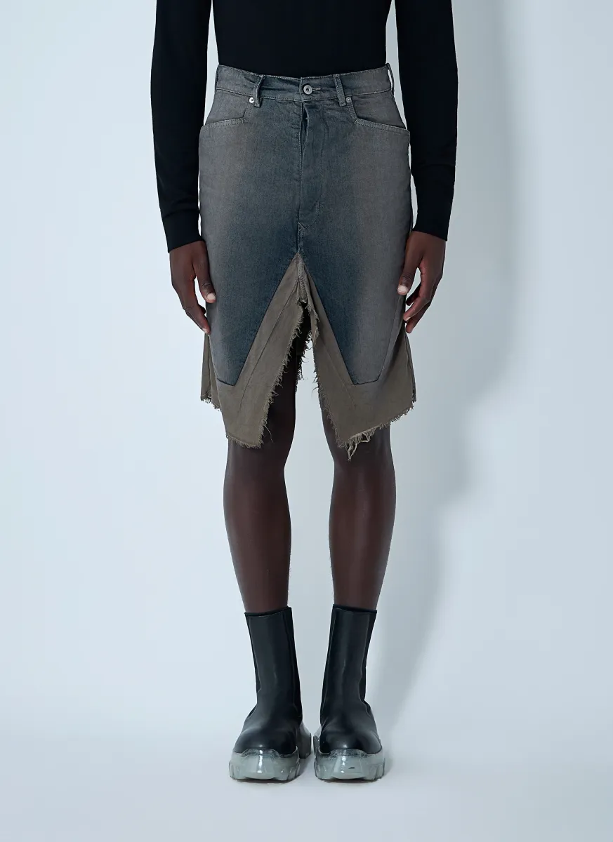 Slivered Midi Skirt
