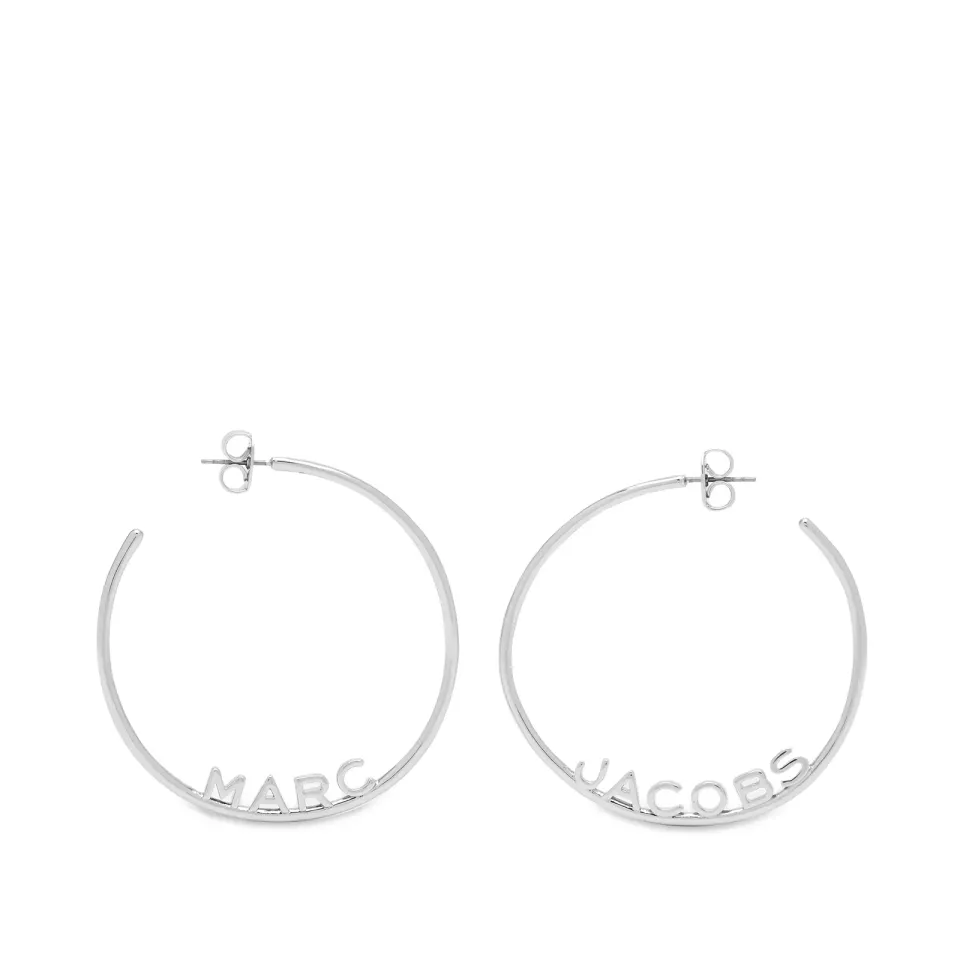 Monogram Hoops