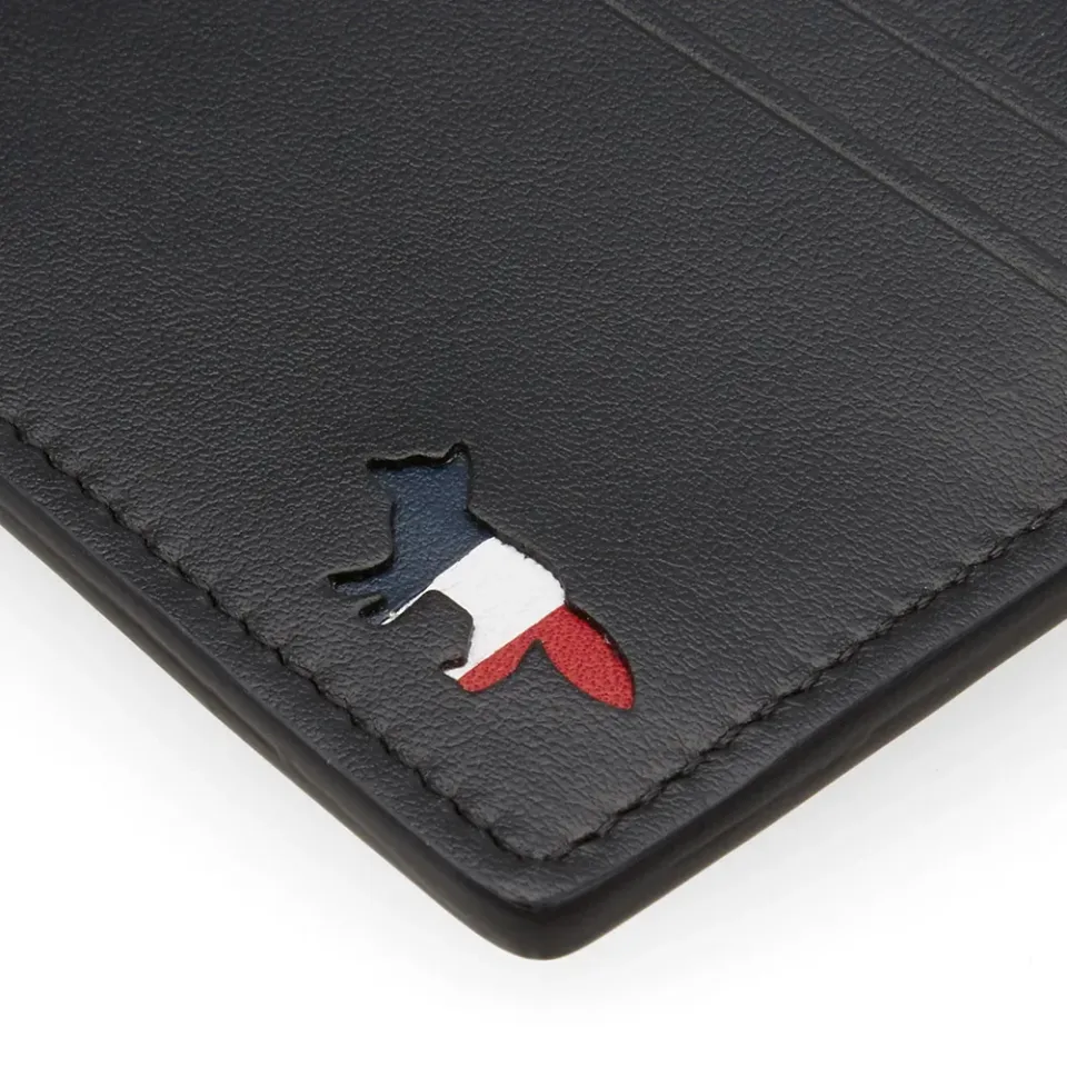Maison Kitsuné Tricolour Zipped Card Holder