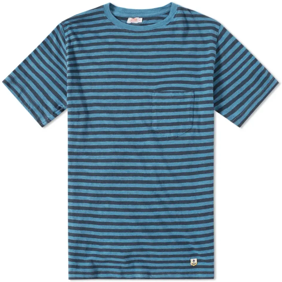 71197 Stripe Pocket Tee