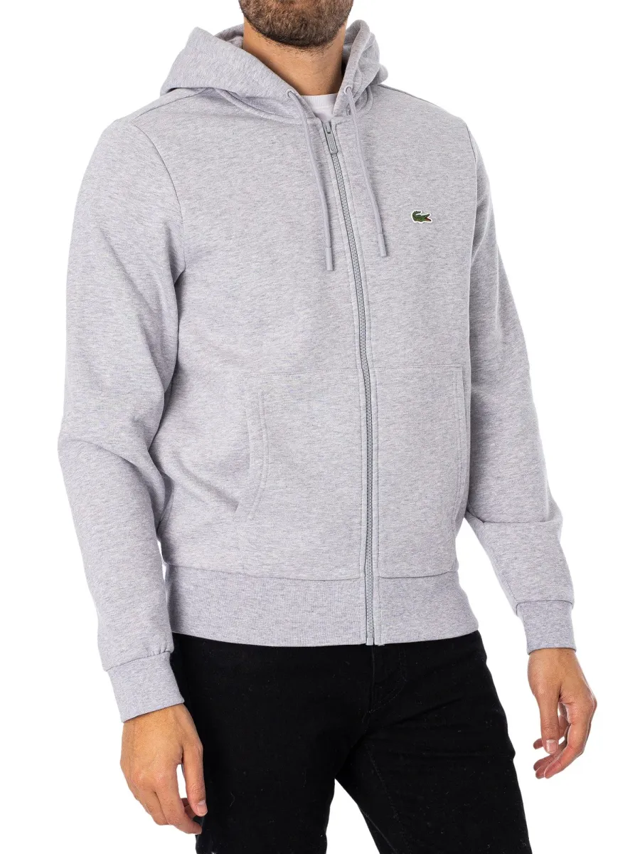 Zip Logo Hoodie