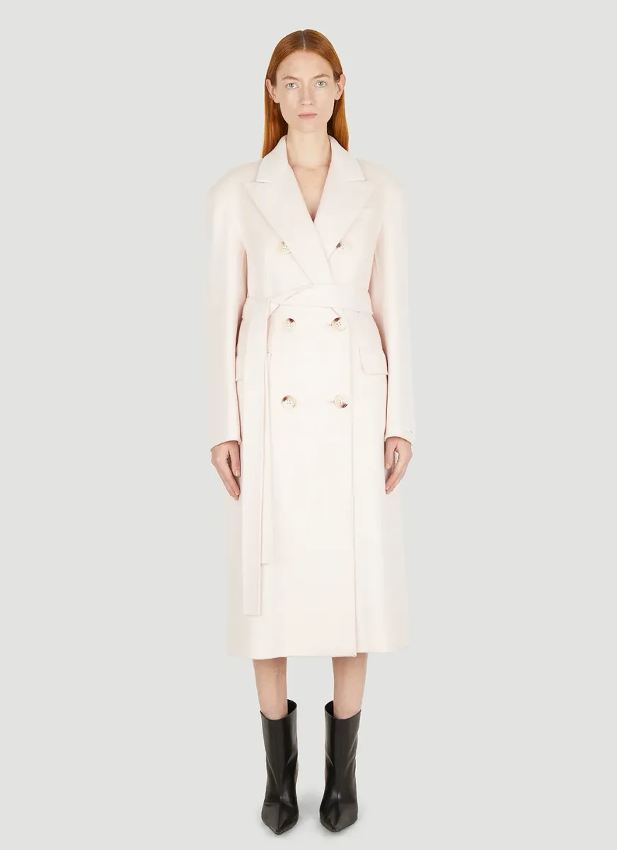 Belted Double Breasted Coat