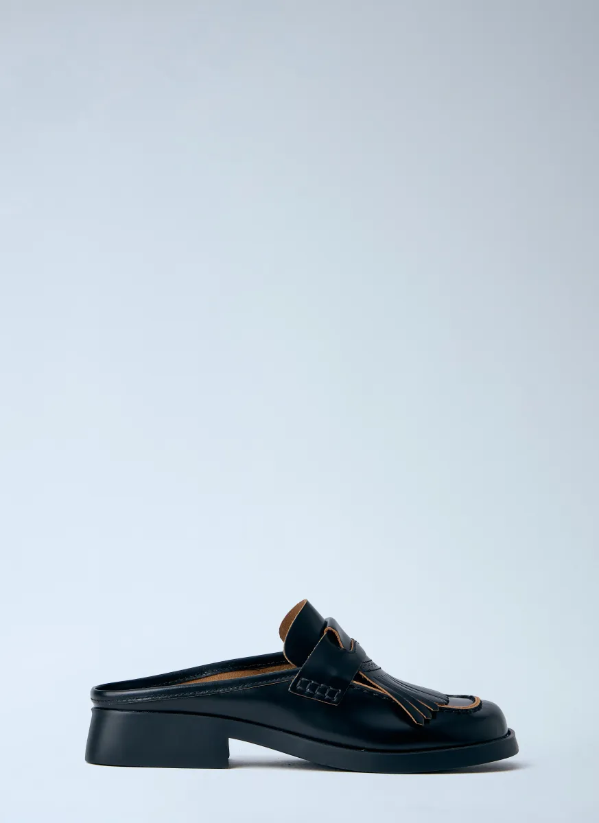 Leather Tassel Loafers