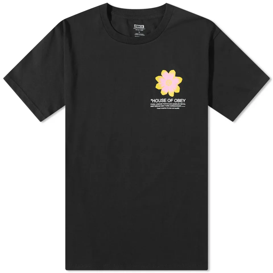 House Of Obey Flower T-Shirt