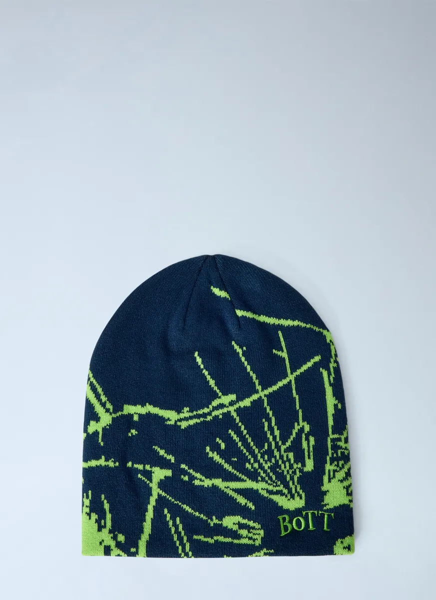 Shattered Skull Beanie Hat