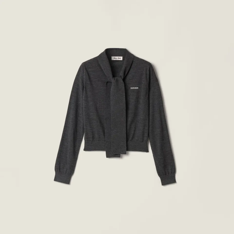 Wool cardigan