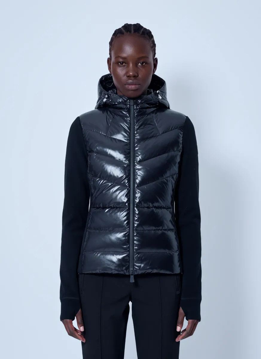 Hooded Quilted Down Vest