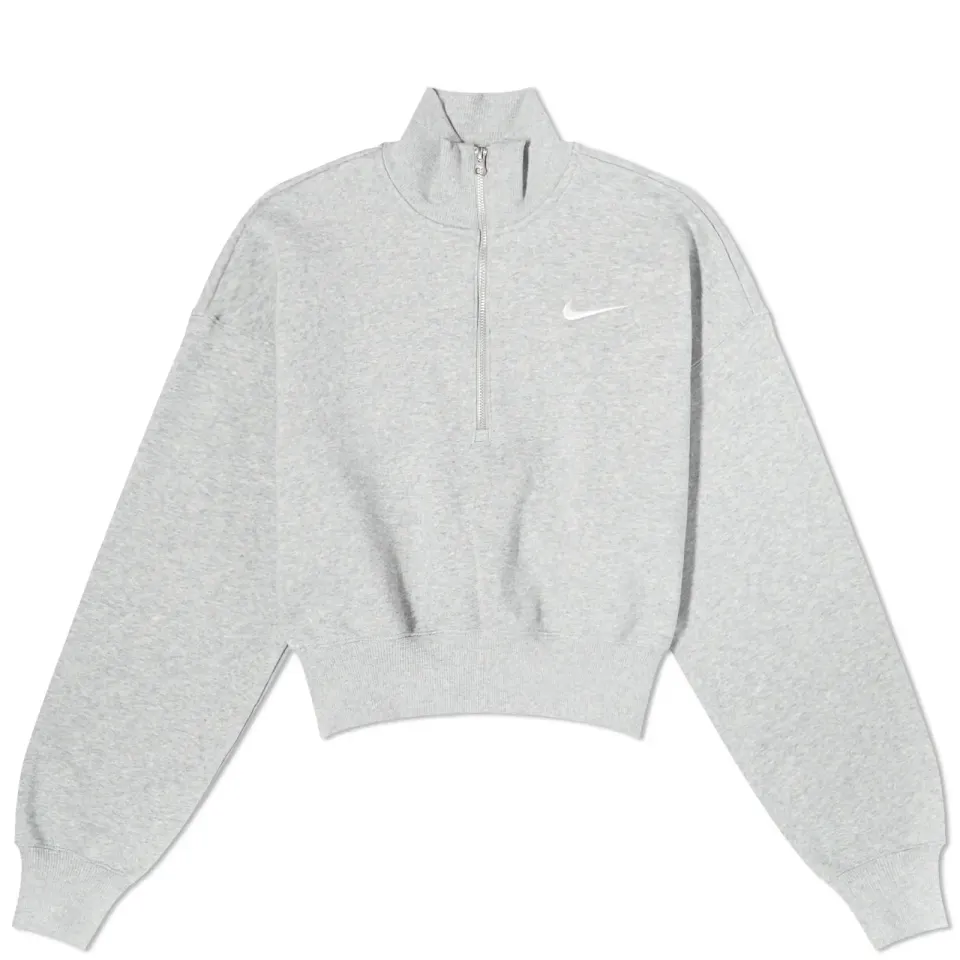 Phoenix Fleece Quarter Zip Crop