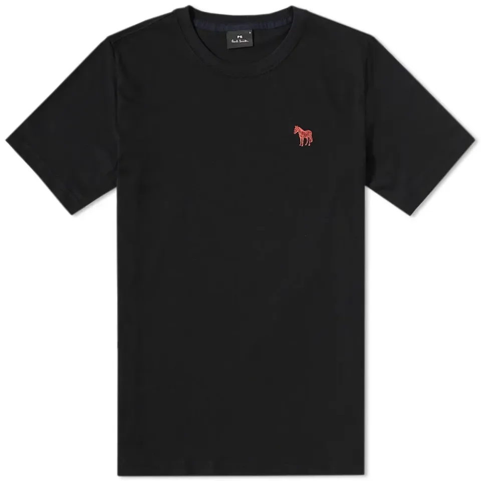 Embroidered Zebra Tee