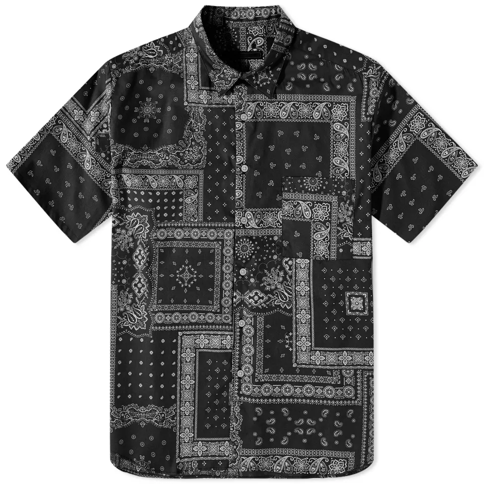 SOPHNET. Bandana Short Sleeve Shirt