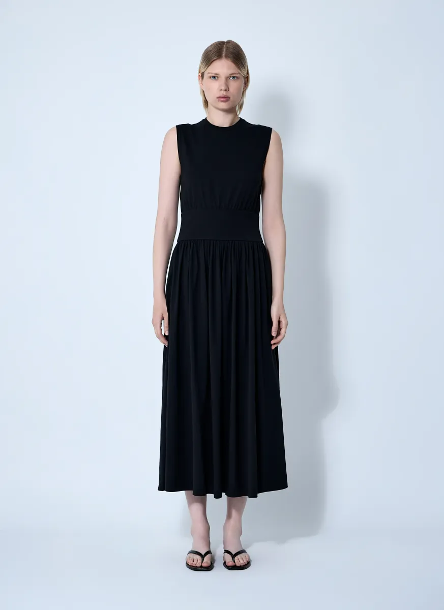 Sleeveless Cotton Tee Dress