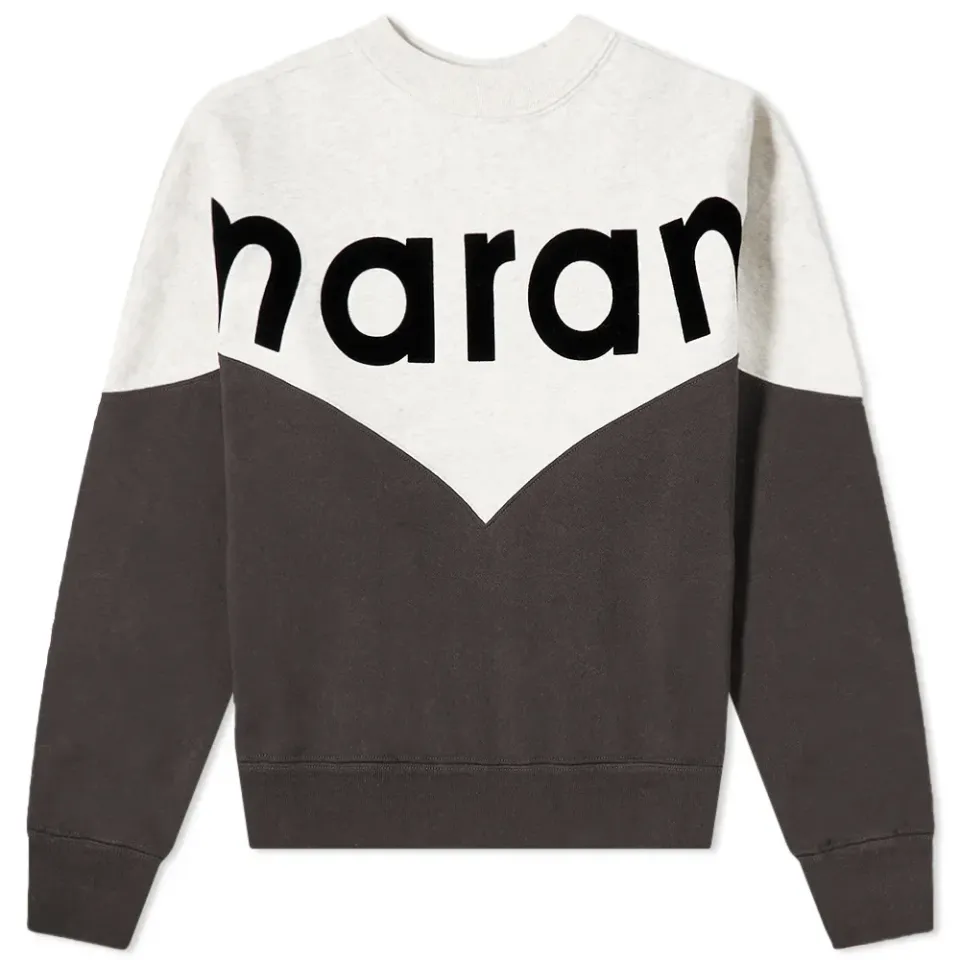 Isabel Marant Etoile Written Logo Crew Sweat