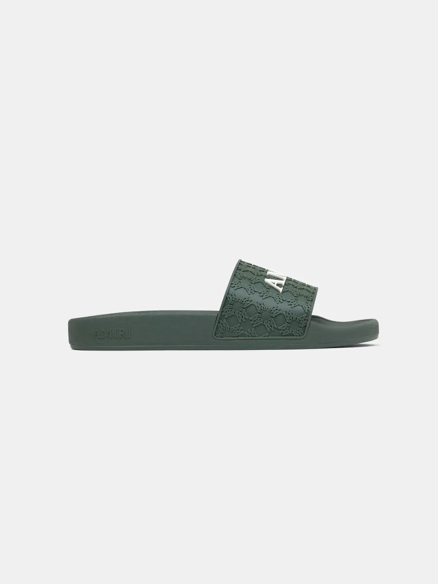 MA QUAD POOL SLIDE - Dark Sage