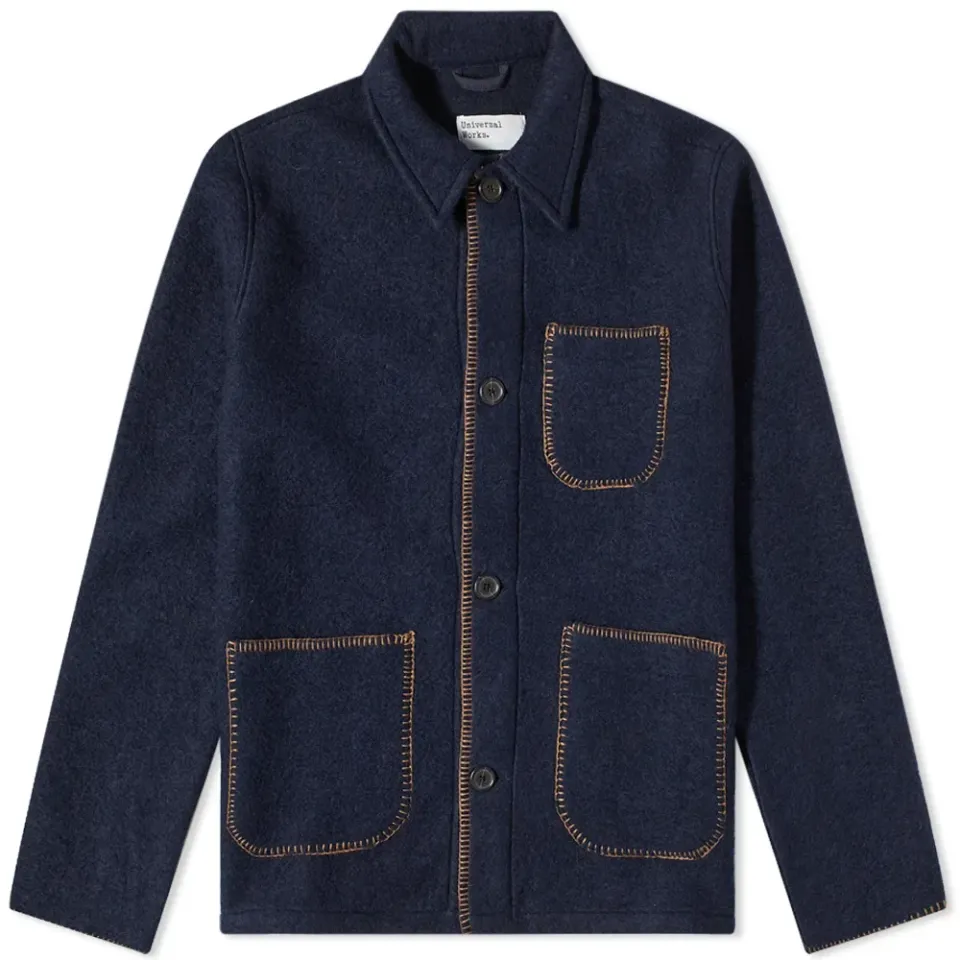 Wool Fleece Blanket Field Jacket