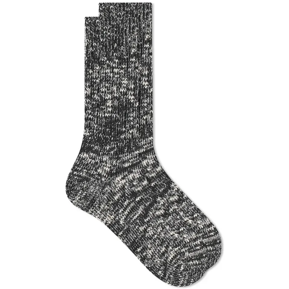 Low Gauge Slub Crew Sock