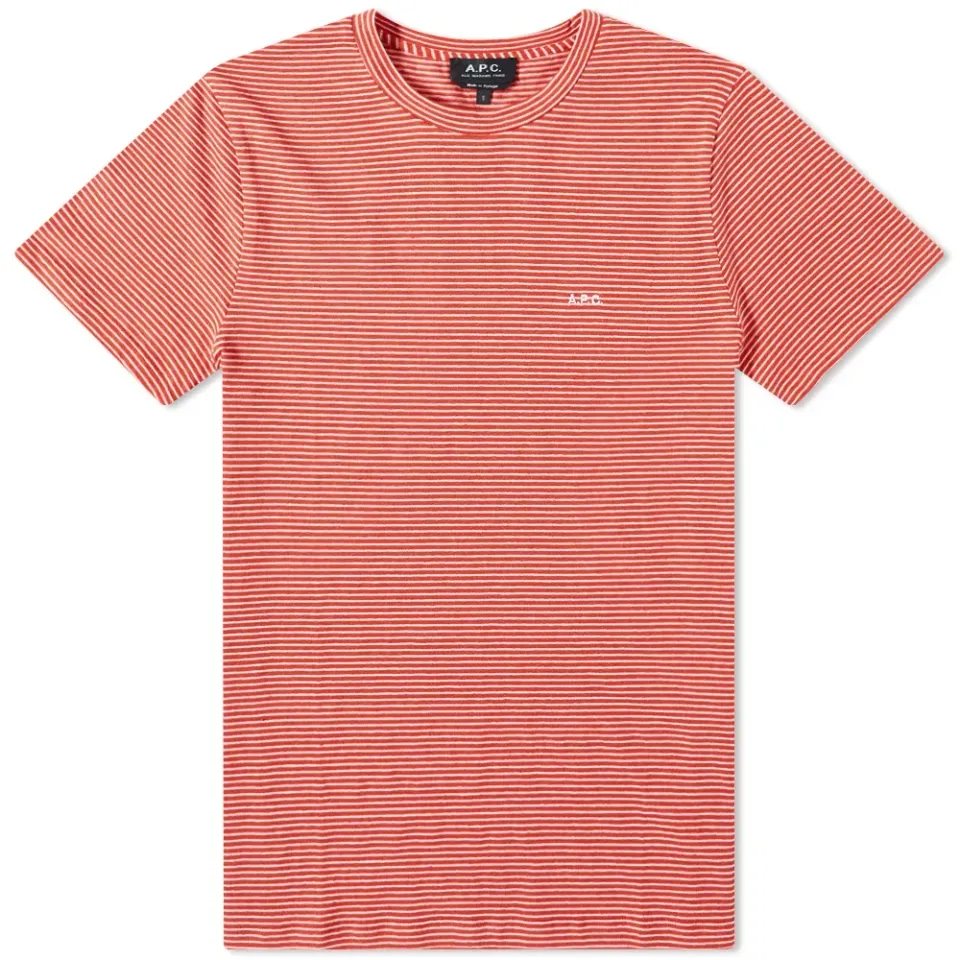 A.P.C. Guillermo Fine Stripe T-Shirt