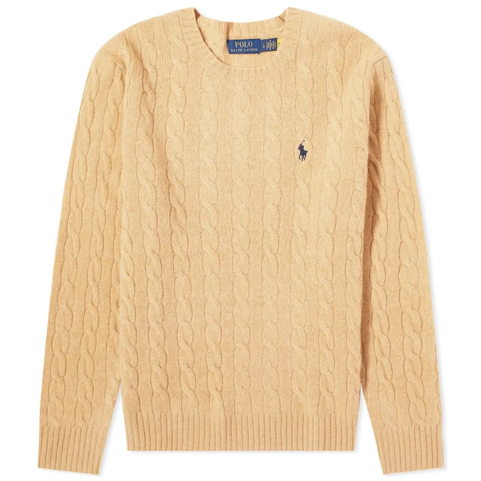 Wool Cashmere Crew Knit