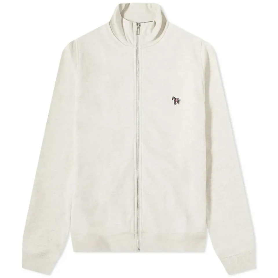 Zebra Zip Neck Sweat