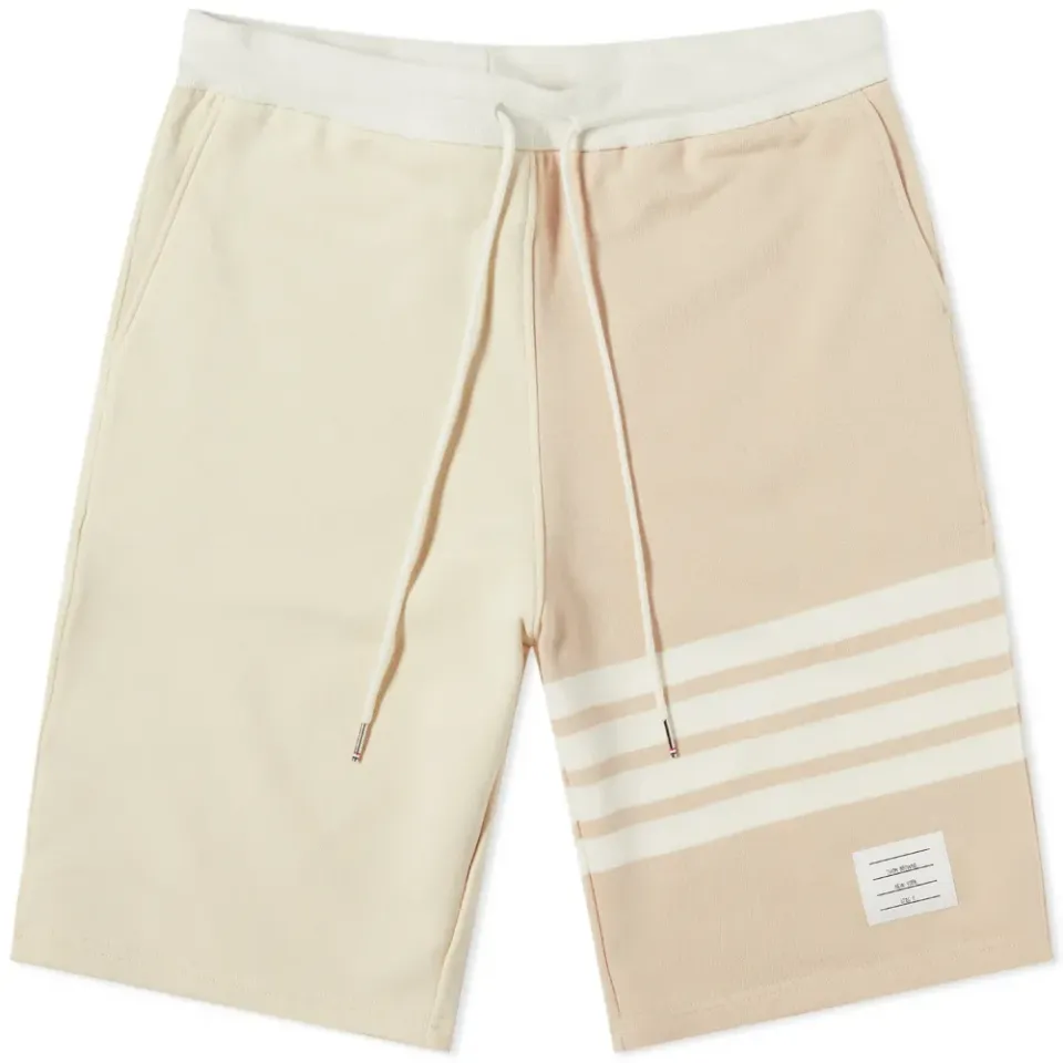 Engineered Stripe Sweat Shorts
