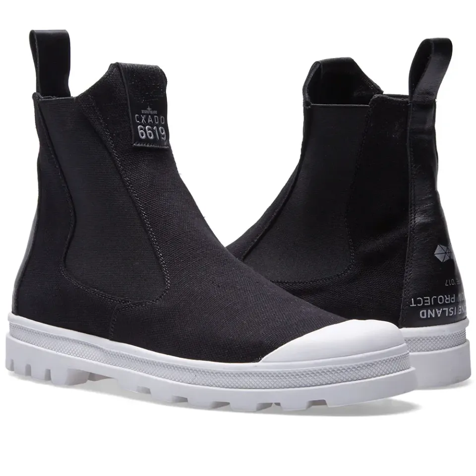 Canvas Combat Boot