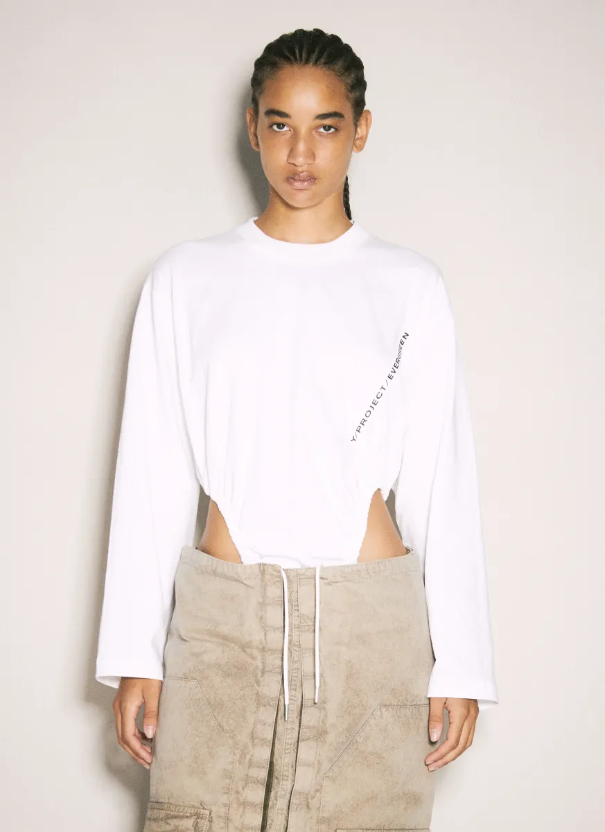 Evergreen Pinched Logo Bodysuit