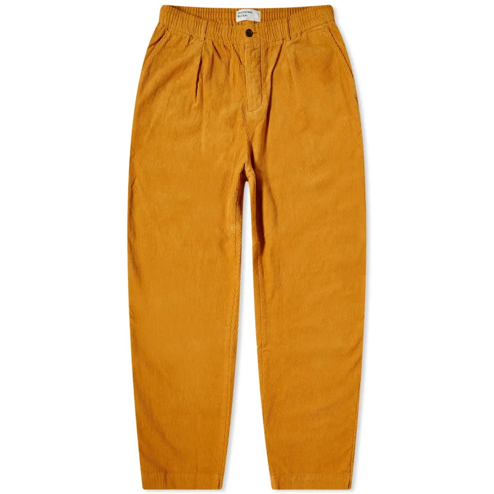 Corduroy Pleated Track Pant