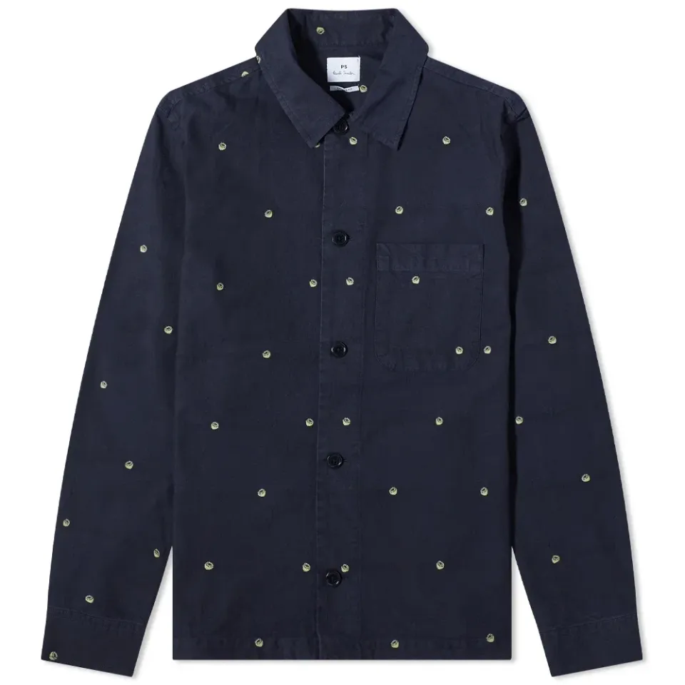 All Over Lemons Drawcord Overshirt