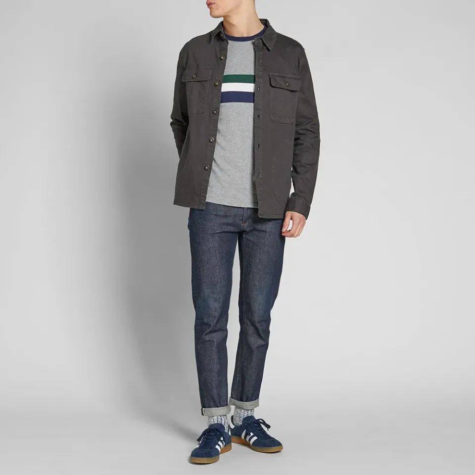 Fred Perry Striped Panel Ringer Tee