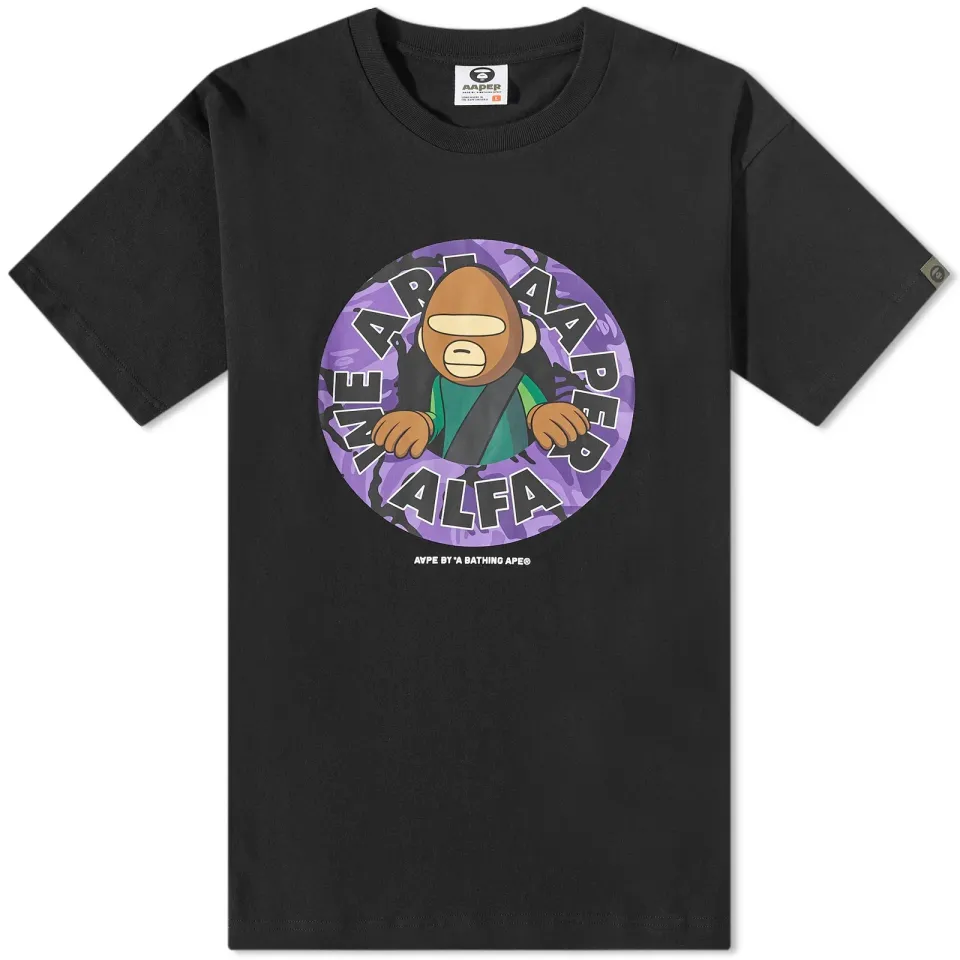 AAPE We Are Aaper Alfa Basic T-Shirt