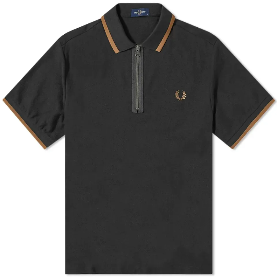 Half Zip Polo Shirt