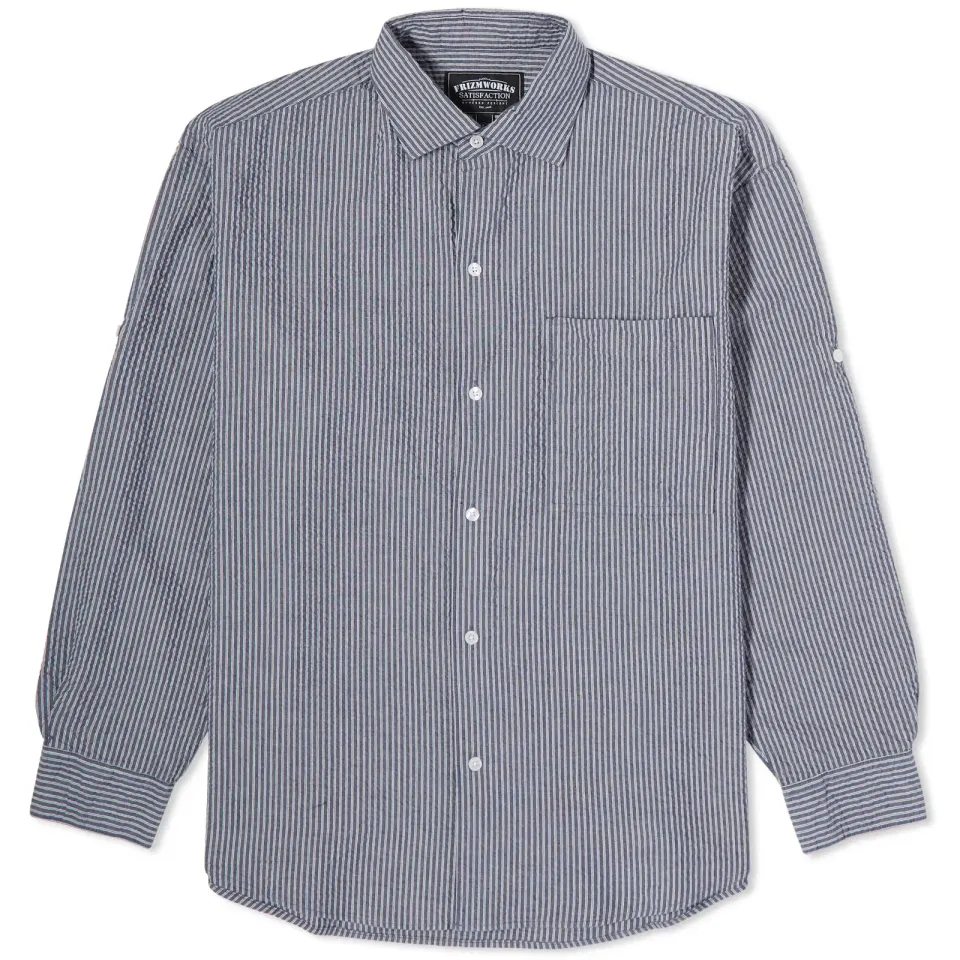 Seersucker Stripe Napoli Shirt
