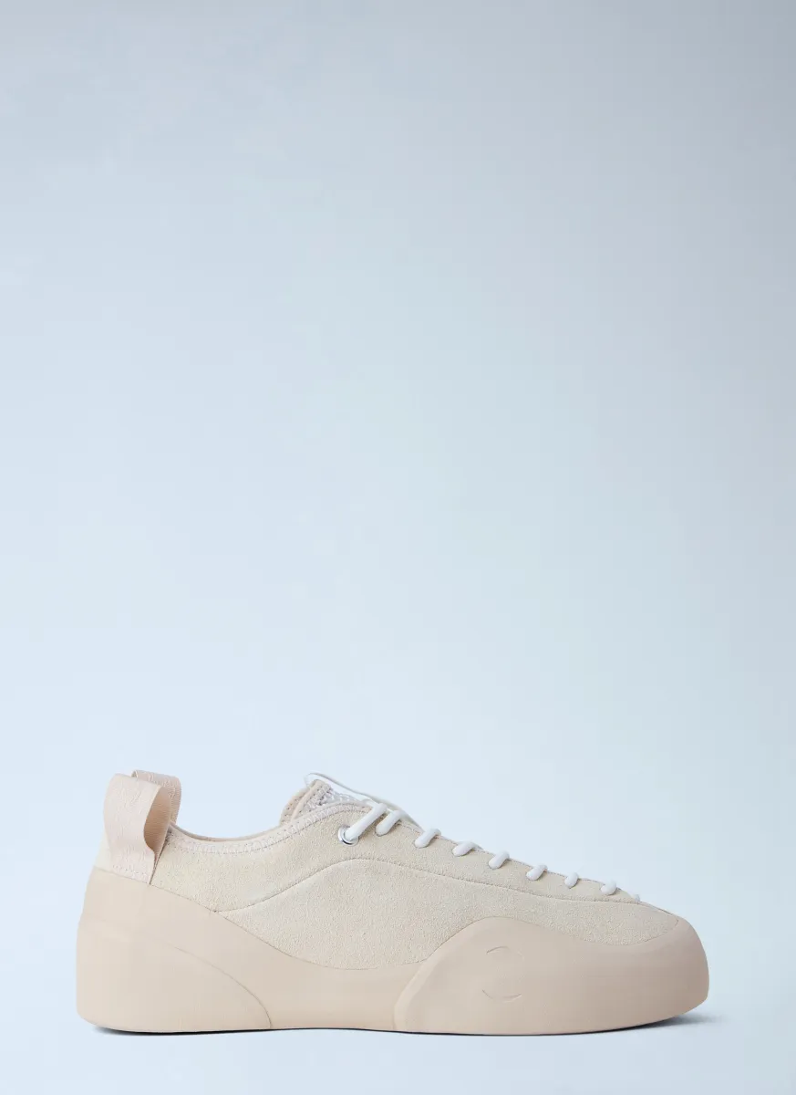 Suede Panel Sneakers