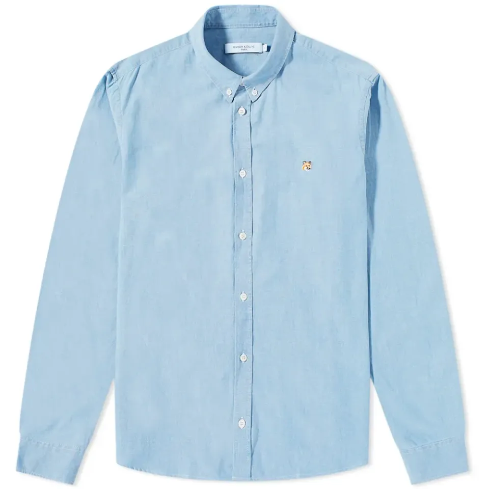 Fox Head Embroidery Classic Shirt