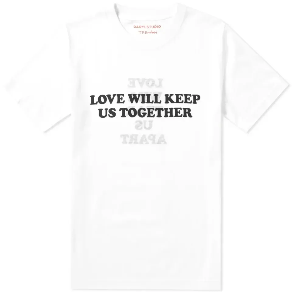 Love Will Tear Us Reversible Printed Tee