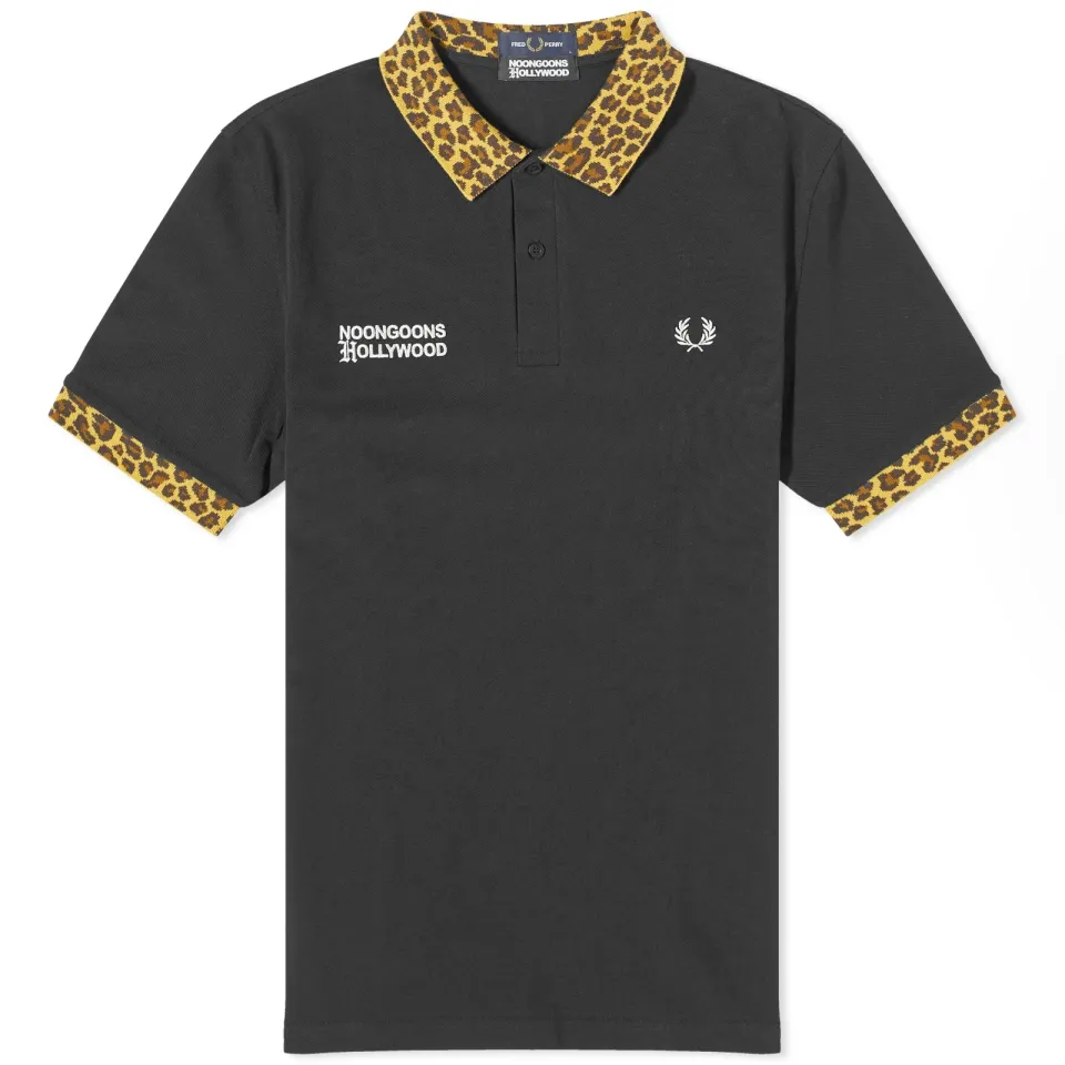 x Noon Goons Leopard Print Polo