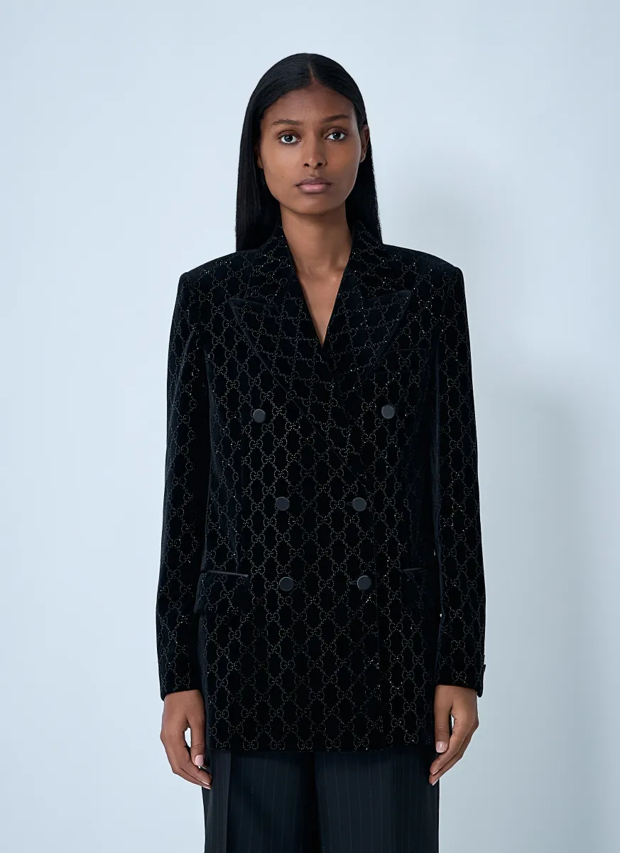 GG Velvet Blazer