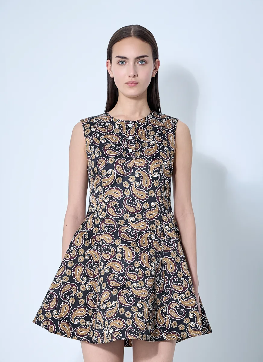 Printed Tea Dress