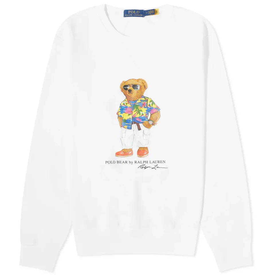 Beach Club Bear Crew Sweat