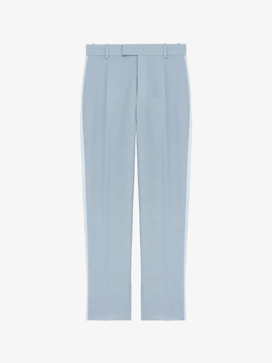 Wool Mohair Tuxedo Trousers
