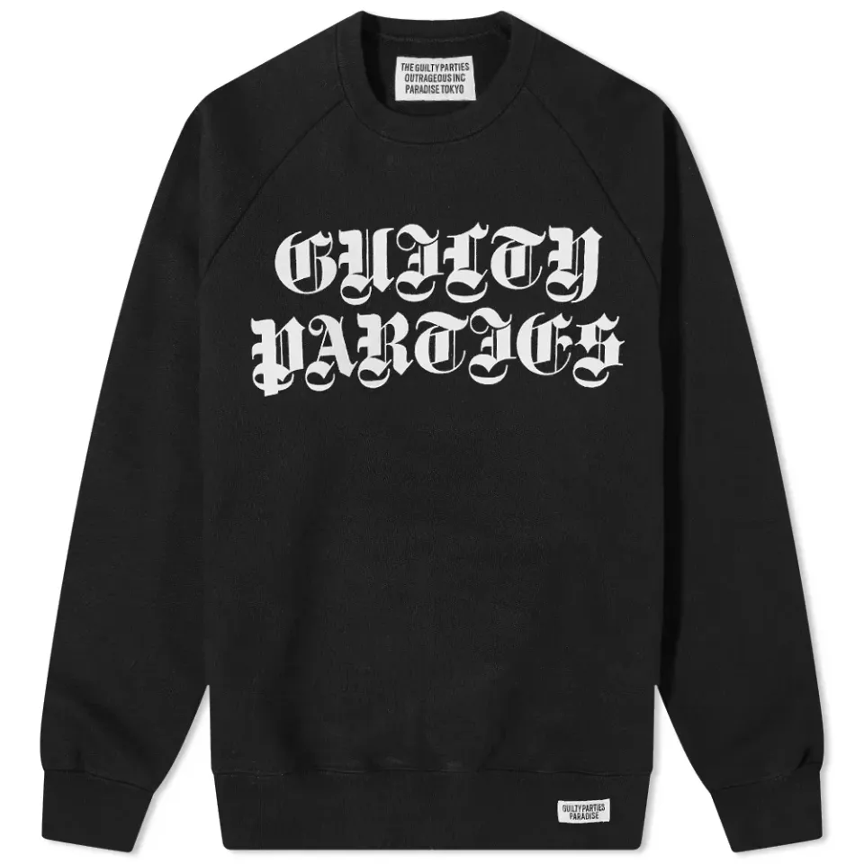 Washed Heavy Weight Crew Sweat Shirt