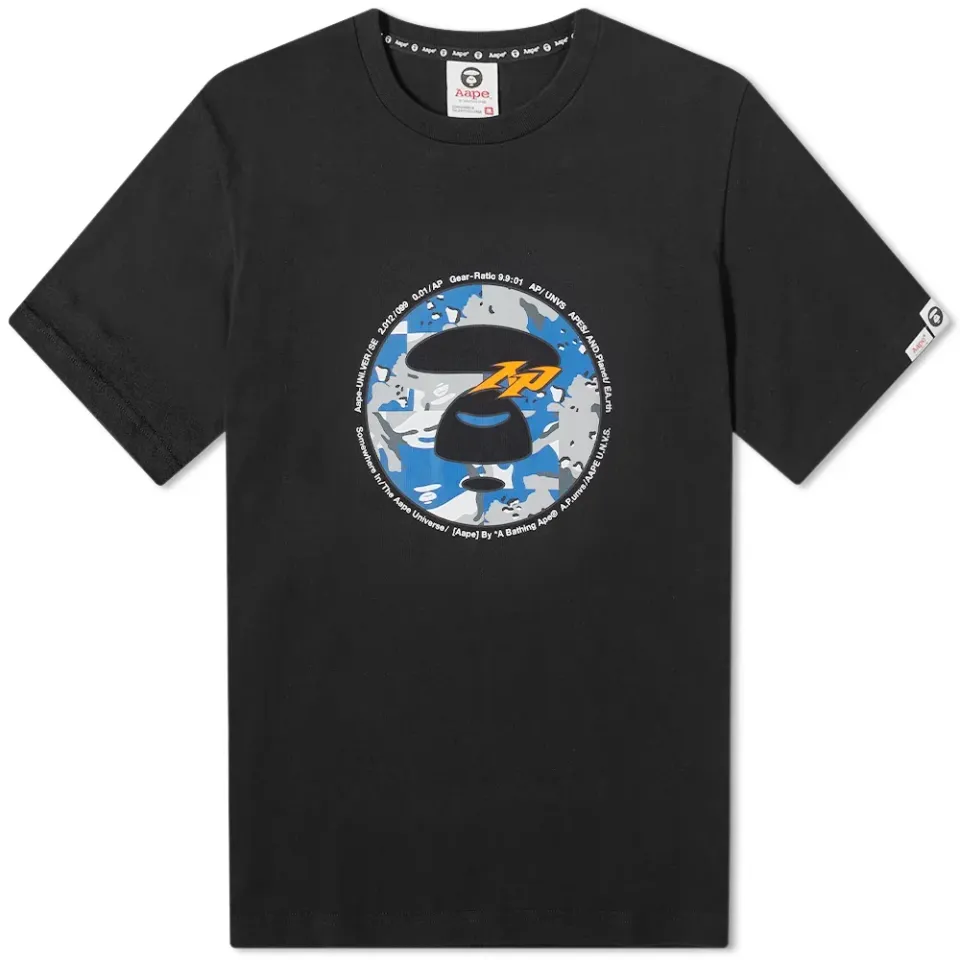 AAPE Camo Moon Face Tee