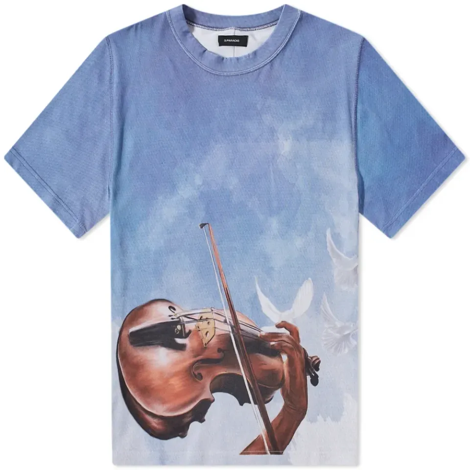 Flying Birds Gradient T-Shirt