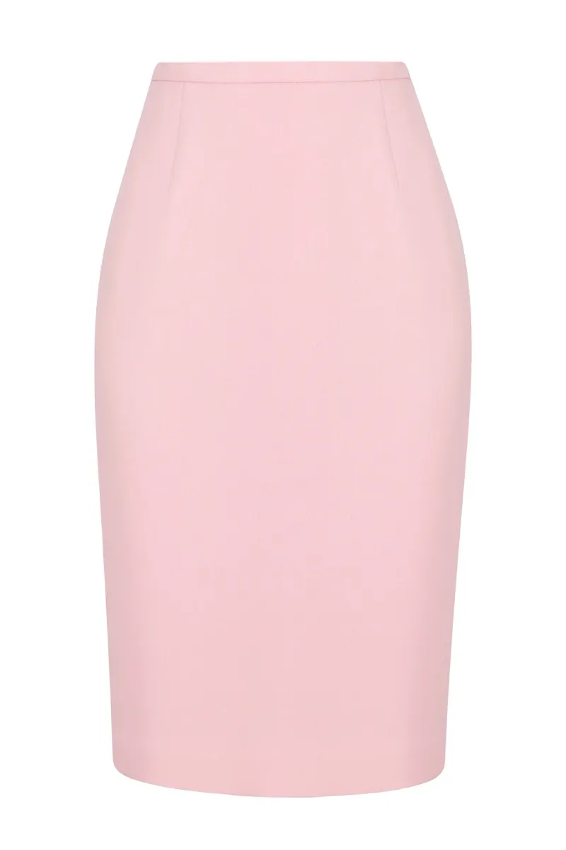 Penelope Skirt in Ballet Wool Crepe