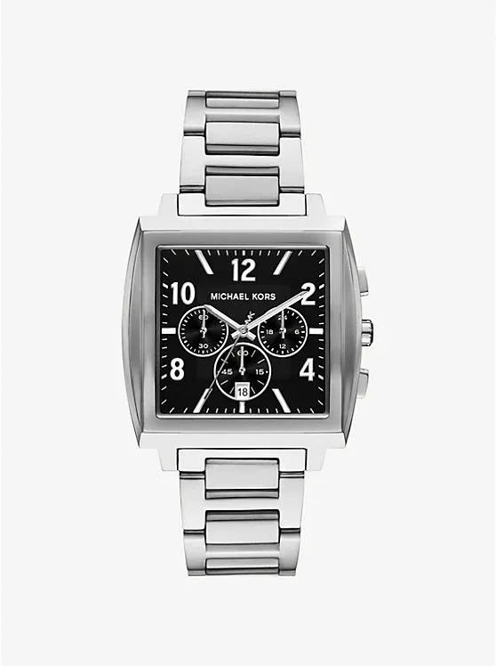 Oversized Rhys Silver-Tone Watch