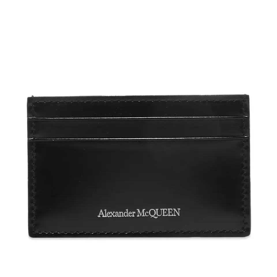 Logo Leather Card Holder
