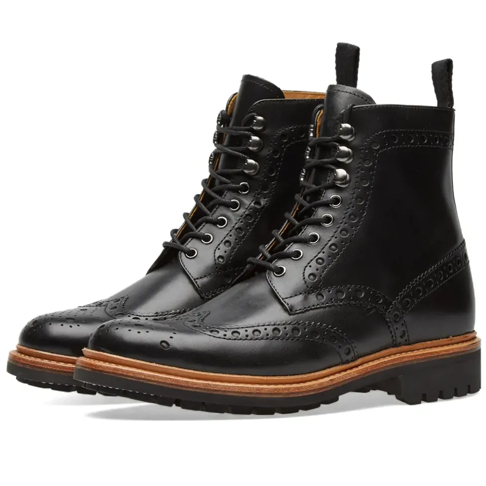 Fred Commando Sole Brogue Boot