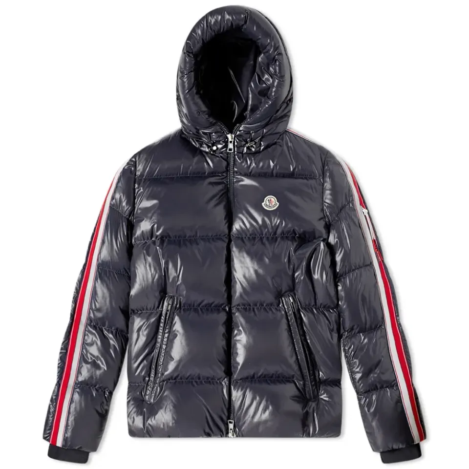 Dincer Tricolore Sleeve Stripe Down Jacket